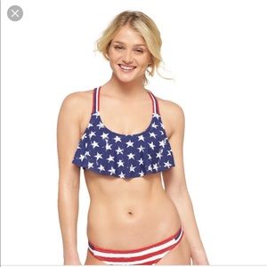 🇺🇸NWOT! American flag swim top 🇺🇸